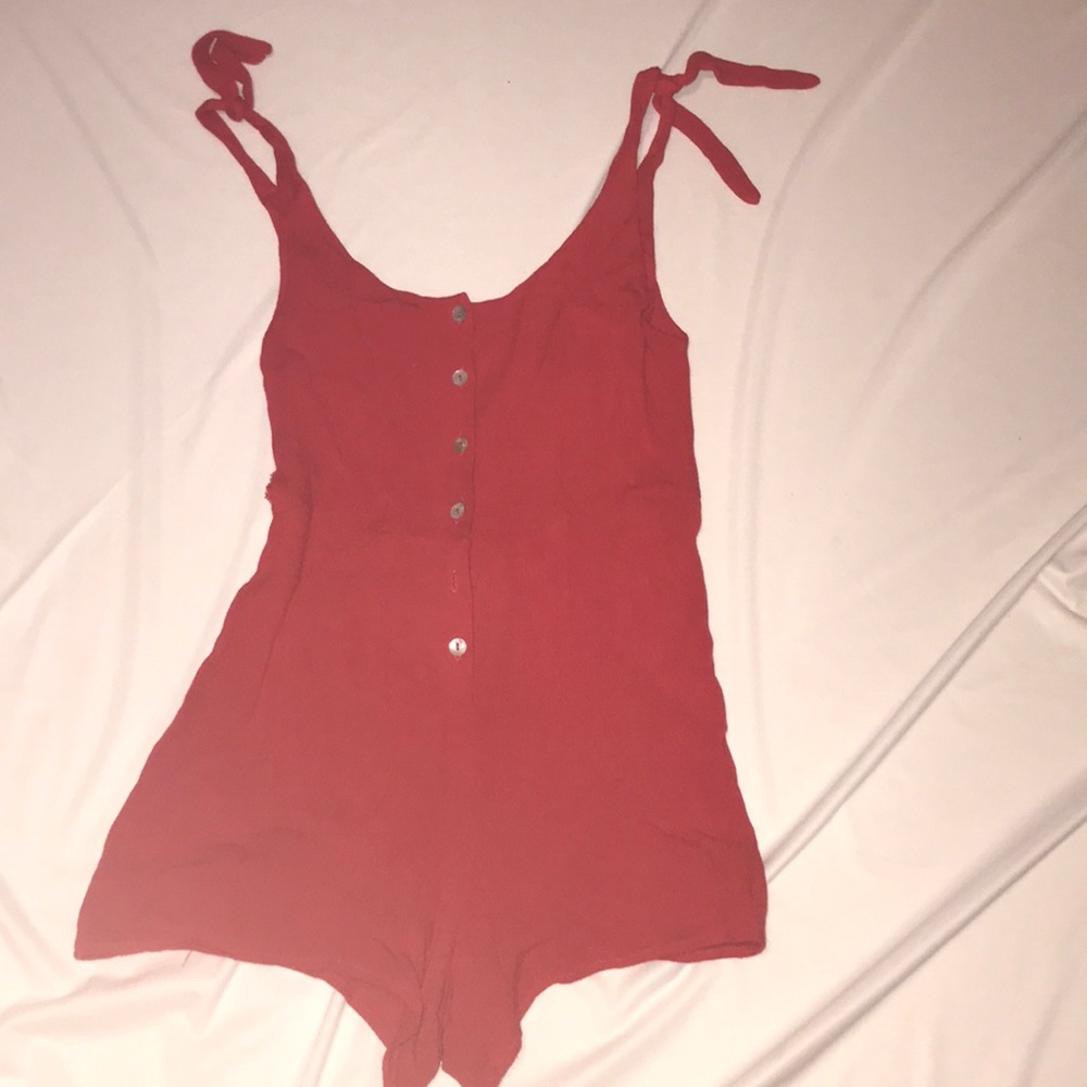 red romper